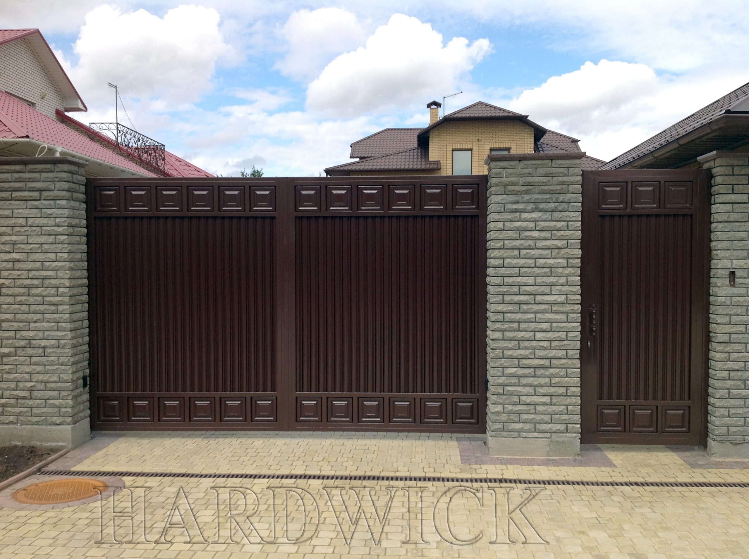 РАСПАШНЫЕ СТАЛЬНЫЕ ВОРОТА HARDWICK - Зображення 9