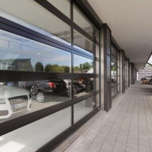 ALR F42 GLAZING, ALR 67 THERMO GLAZING ALR F42 VITRAPLAN ЭКСКЛЮЗИВНЫЕ АЛЮМИНИЕВЫЕ ВОРОТА С ОСТЕКЛЕНИЕМ